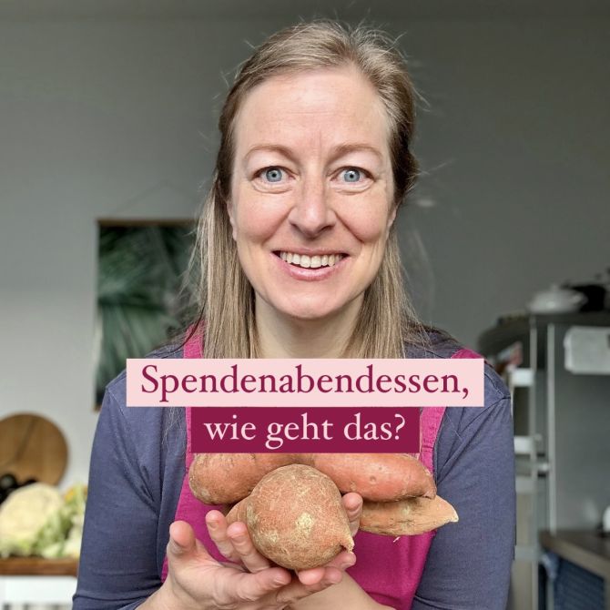 Katharina Afflerbach hat die Spendenabendessen Dinner for Life initiiert